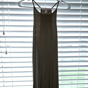 Military green dress